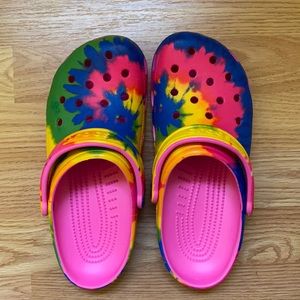 Tie-Dye crocs